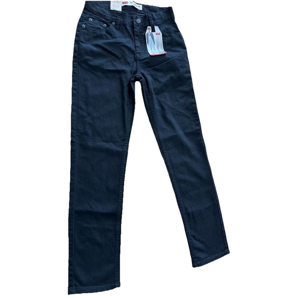 Levis 502 - Boys Jeans Size 12 Reg (26x27) - Black (Actual 26x26)